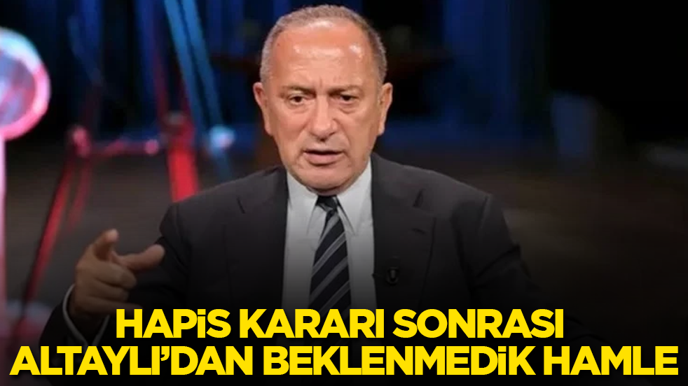 Hapis kararı sonrası Fatih Altaylı’dan beklenmedik hamle 