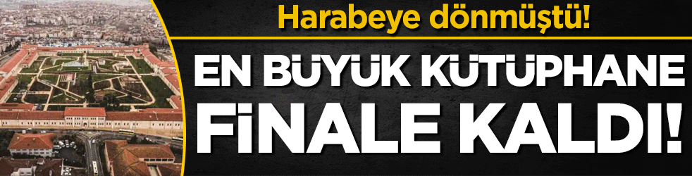 Harabeden Avrupa'nın en büyük kütüphanesine: En prestijli ödülde finale kaldı!