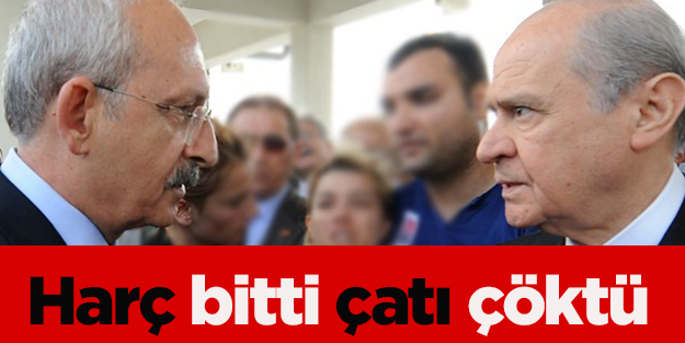 Harç bitti, çatı çöktü