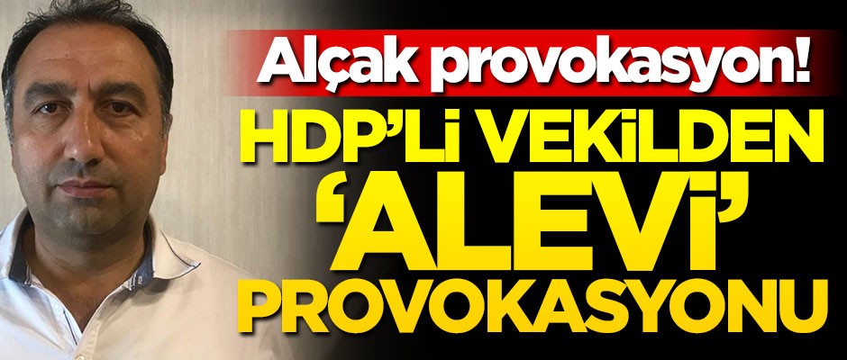Harekata karşı çıkan HDP'li Ali Kenanoğlu'ndan 'Alevi' provokasyonu!