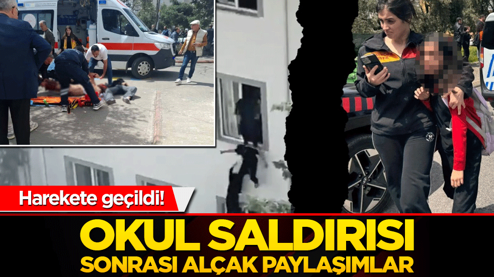 Harekete geçildi! Okuldaki saldırı sonrası alçak paylaşımlar
