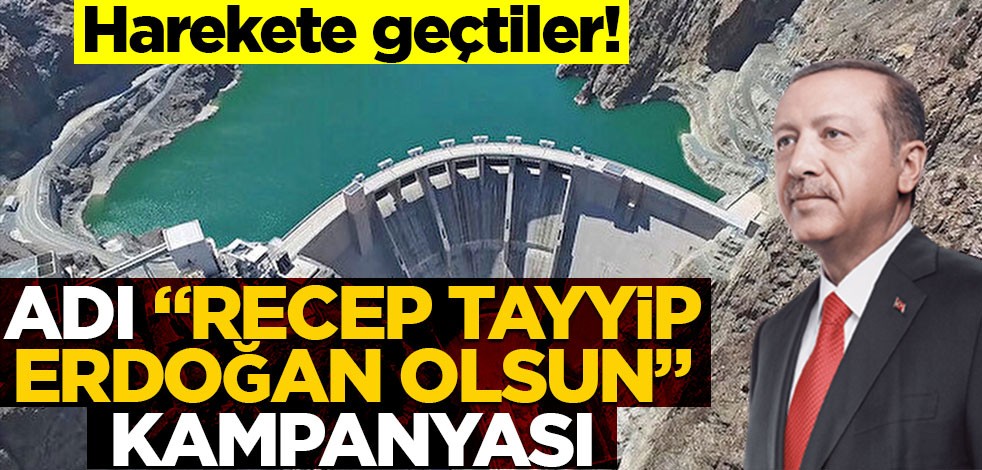 Harekete geçtiler! Adı "Recep Tayyip Erdoğan" olsun kampanyası