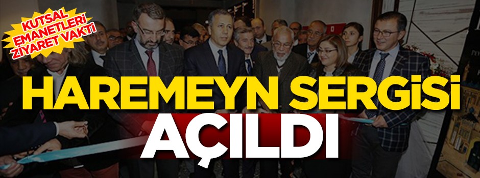 Haremeyn sergisi Gaziantep'te açıldı