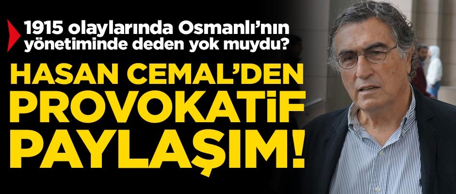 Hasan Cemal'den tepki çeken paylaşım!