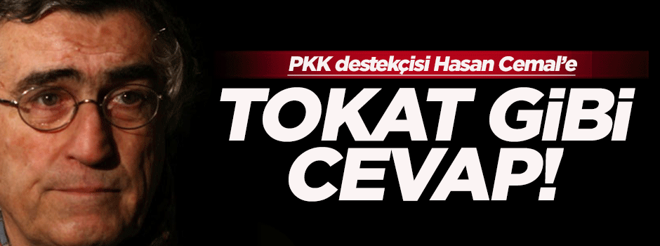 Hasan Cemal'e tokat gibi cevap!