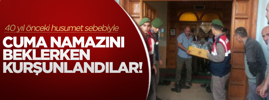 Hasımlarına camide saldırdı!