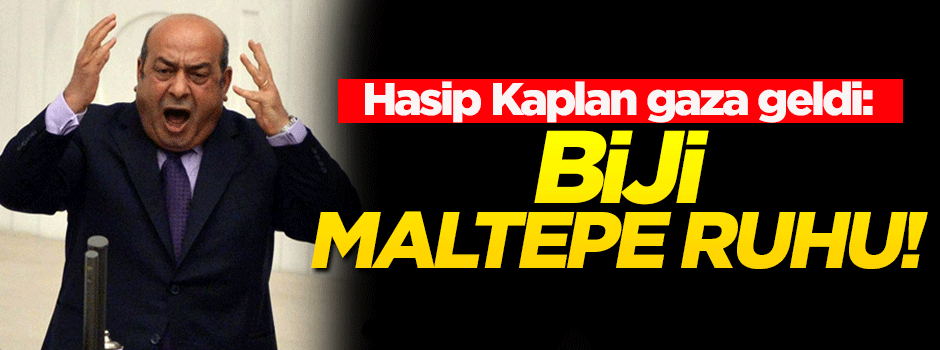 Hasip Kaplan: Biji Maltepe ruhu!