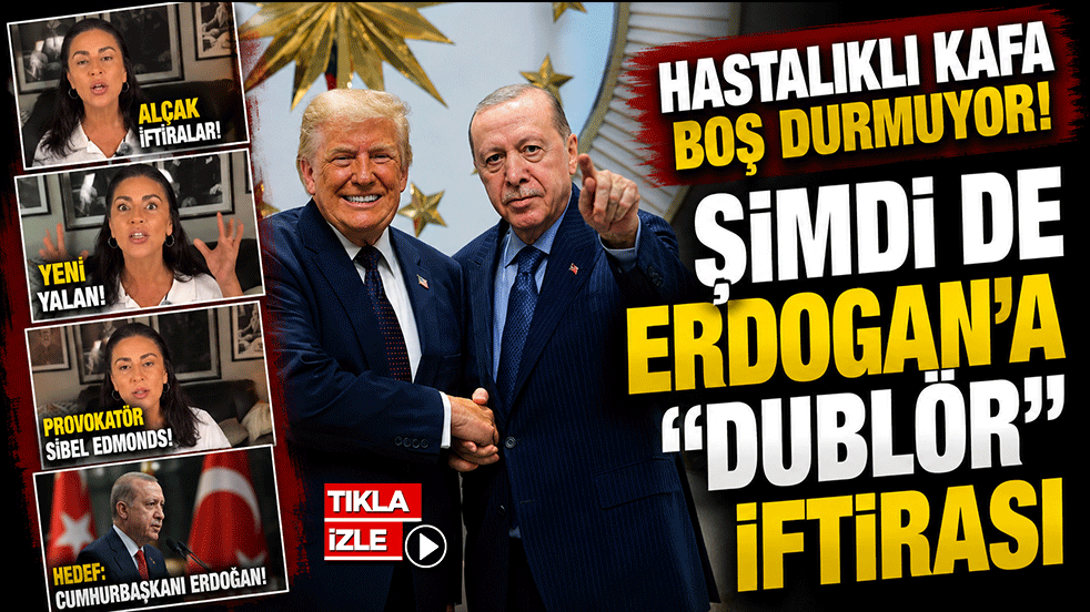 Hastalıklı kafa boş durmuyor! Şimdi de Erdoğan’a “dublör” iftirası