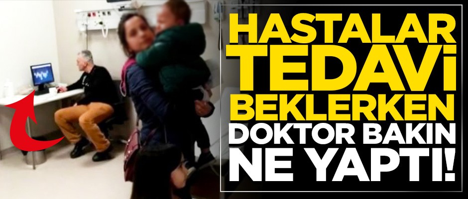 Hastanede skandal! Vatandaş tedavi bekledi, doktor iskambil oynadı