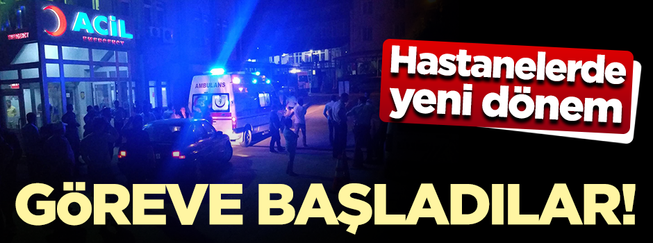 Hastanelerde yeni dönem! Jandarmalar da göreve başladı
