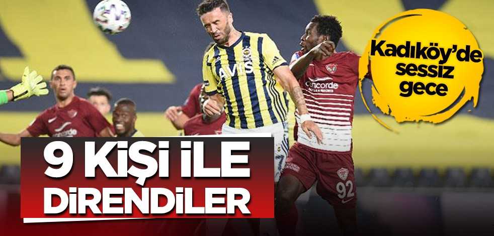 Hatayspor 9 kişi ile Kadıköy'de direndi