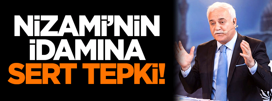 Hatipoğlu'ndan, Nizami'nin idamına sert tepki!