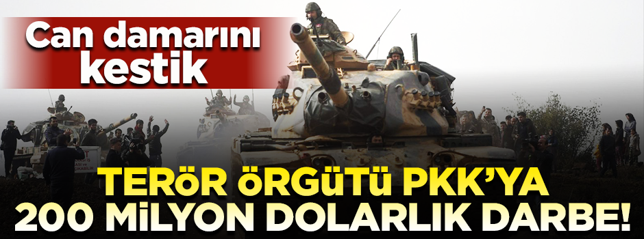 Teröristlerin can damarları kesildi