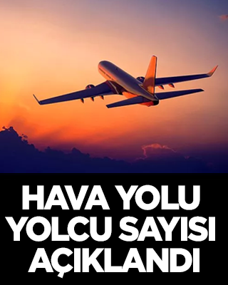 Hava yolu yolcu sayısı açıklandı