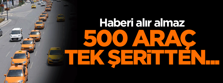 Havalimanı taksicilerinin Binali Yıldırım sevinci