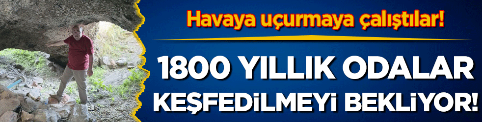 Havaya uçurmaya çalıştılar: 1800 yıllık mezar ortaya çıktı!