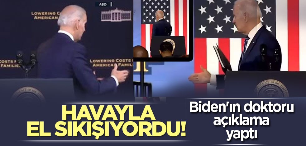 Havayla el sıkışıyordu! Biden'ın doktoru açıklama yaptı