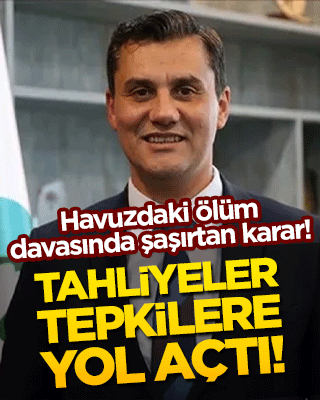 Havuzdaki ölüm davasında şaşırtan karar! Tahliyeler tepkilere yol açtı!