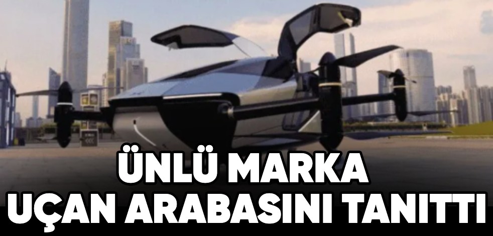 Hayal değil gerçek! Ünlü marka uçan arabasını tanıttı