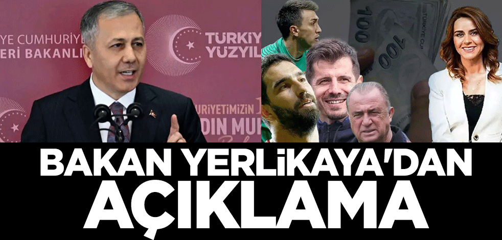 Hayali fon dolandırıcılığına ilişkin Bakan Yerlikaya'dan açıklama