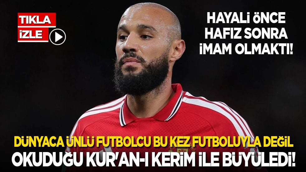 Hayali önce hafız sonra imam olmaktı! Dünyaca ünlü futbolcu bu kez futboluyla değil, Kur'an-ı Kerim ile büyüledi!