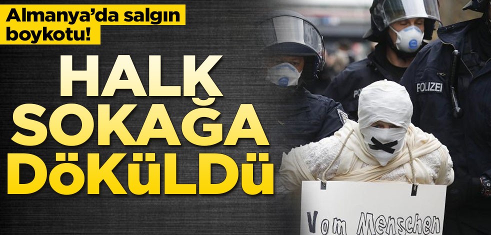 'Hayatımı geri istiyorum' diyen Almanlar sokağa çıktı