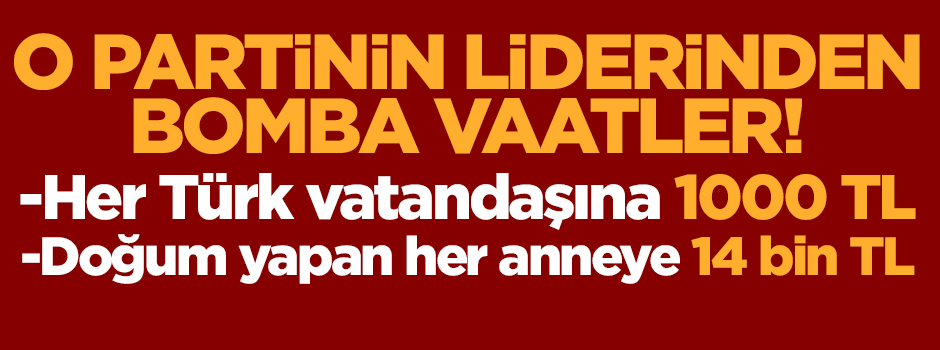 Haydar Baş'ın seçim vaatleri