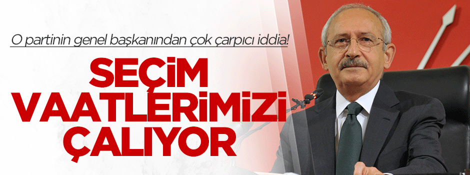 Haydar Baş'tan çarpıcı iddia: CHP vaatlerimizi çalıyor