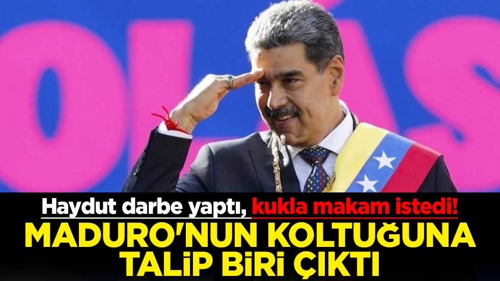 Haydut darbe yaptı, kukla makam istedi! Maduro'nun koltuğuna talip biri çıktı