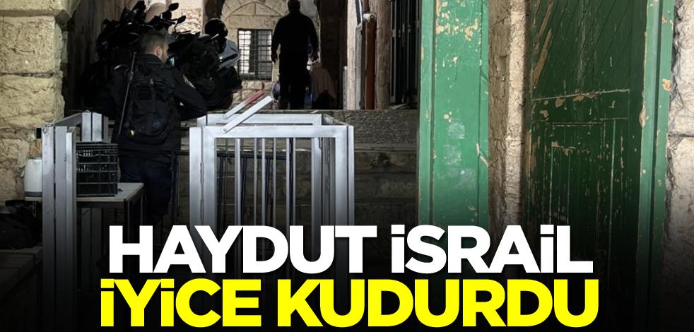 Haydut İsrail iyice kudurdu