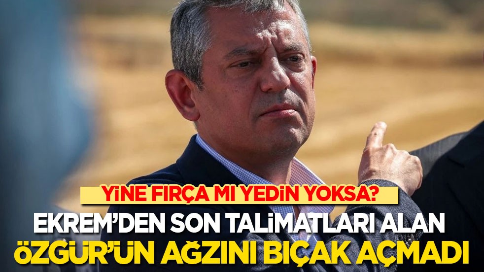 Hayırdır! Yine fırça mı yedin yoksa? Ekrem’den son talimatları alan Özgür'ün ağzını bıçak açmadı