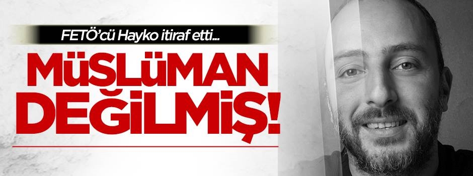 Hayko Bağdat: Müslüman değilim!