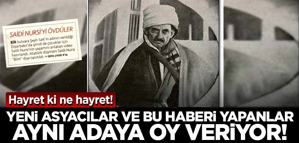 Hayret ki ne hayret! Yeni Asyacılar ve bu haberi yapanlar aynı adaya oy veriyor