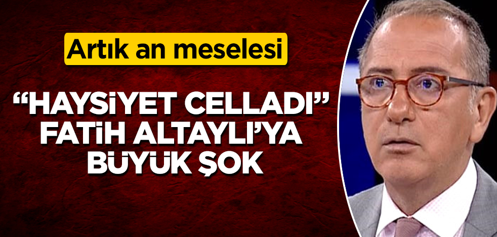 "Haysiyet celladı" Fatih Altaylı'ya büyük şok! Artık an meselesi