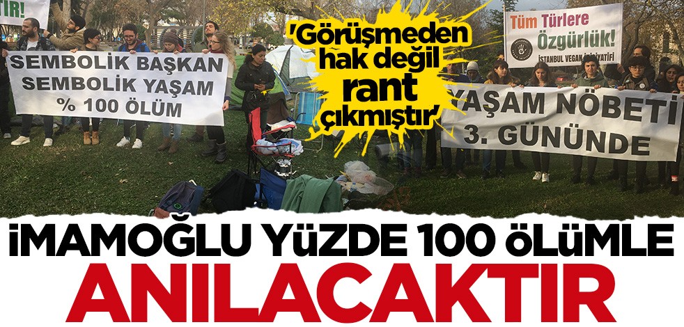 Hayvanseverlerden İmamoğlu'na sert tepki: Sembolik başkan!