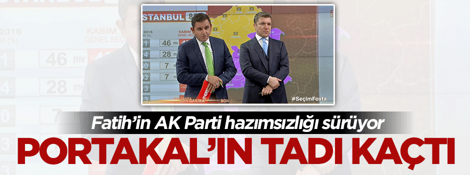 Hazımsız Fatih Portakal'dan AK Parti rahatsızlığı