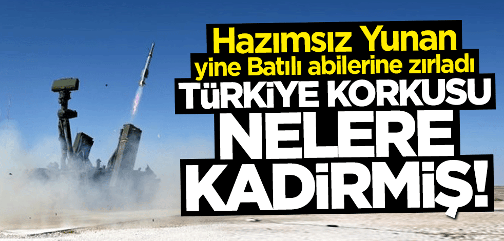 Hazımsız Yunanistan yine Avrupa Birliği'ne zırladı