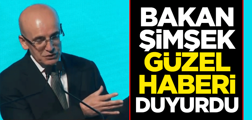 Hazine ve Maliye Bakanı Mehmet Şimşek: Türkiye iyi bir noktaya geldi