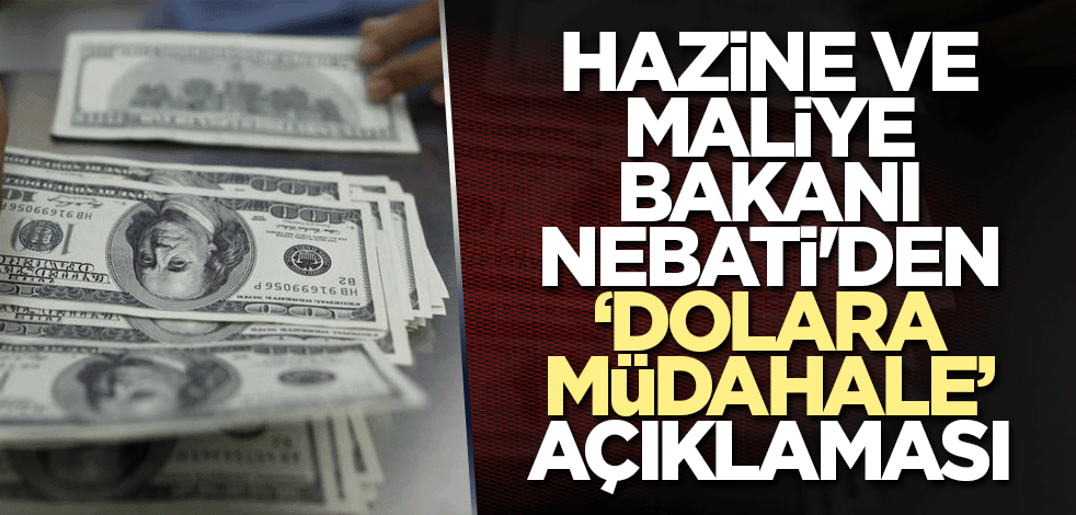 Hazine ve Maliye Bakanı Nebati'den 'kura müdahale' açıklaması