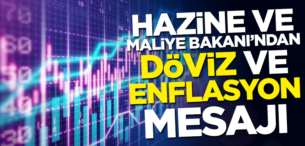 Hazine ve Maliye Bakanı'ndan döviz ve enflasyon açıklaması