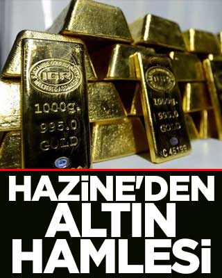 Hazine'den altın hamlesi