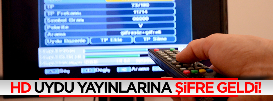  HD yayınlara şifre geldi