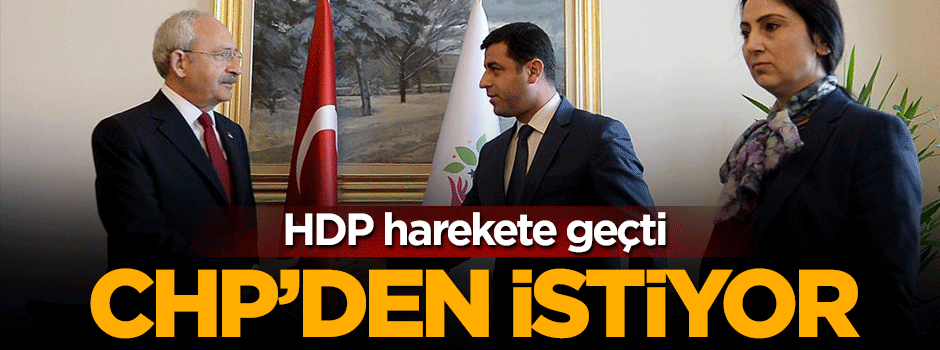 HDP 110 imza için CHP'nin kapısında