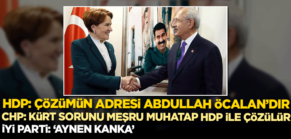 HDP: Çözümün adresi ve asıl muhatabı Abdullah Öcalan’dır