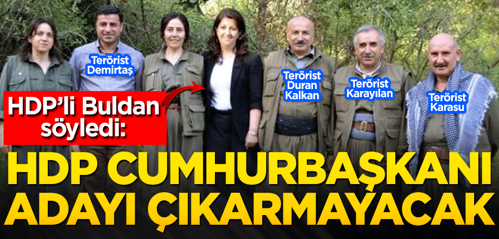 HDP Cumhurbaşkanı adayı çıkarmayacak