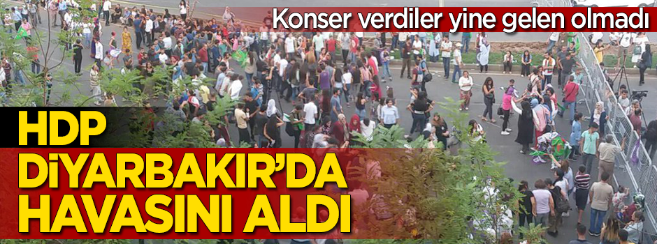 HDP Diyarbakır’da havasını aldı