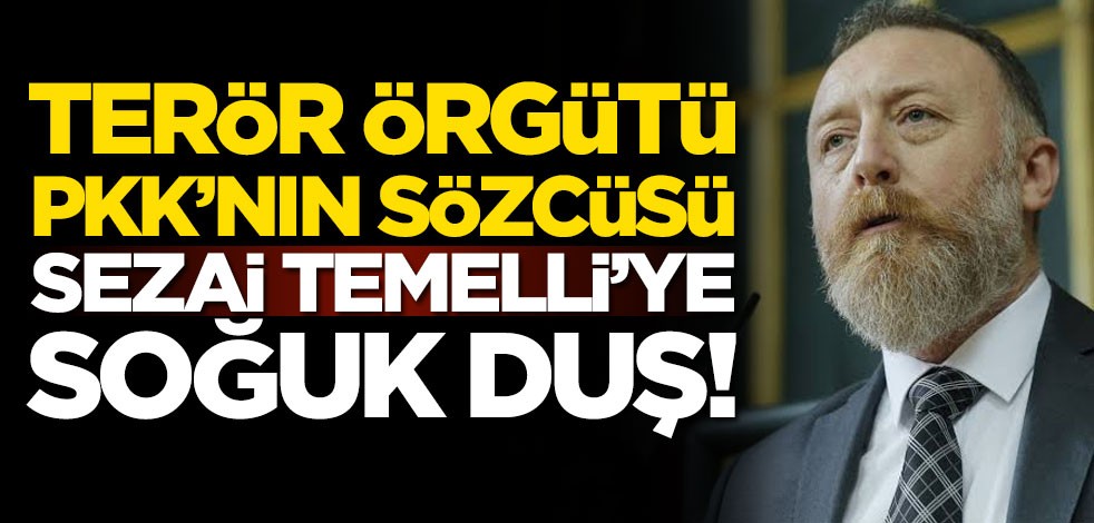HDP eş Genel Başkanı Sezai Temelli'ye soğuk duş!