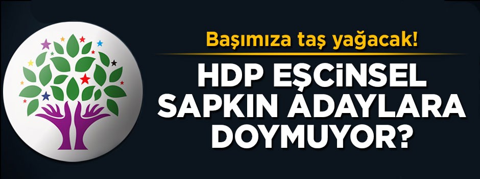 HDP eşcinsel adaylara doymuyor