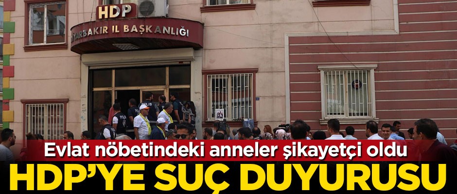 HDP hakkında suç duyurusu!