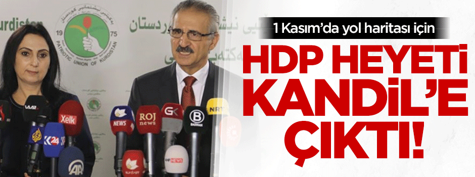 HDP heyeti Kandil'e çıktı!